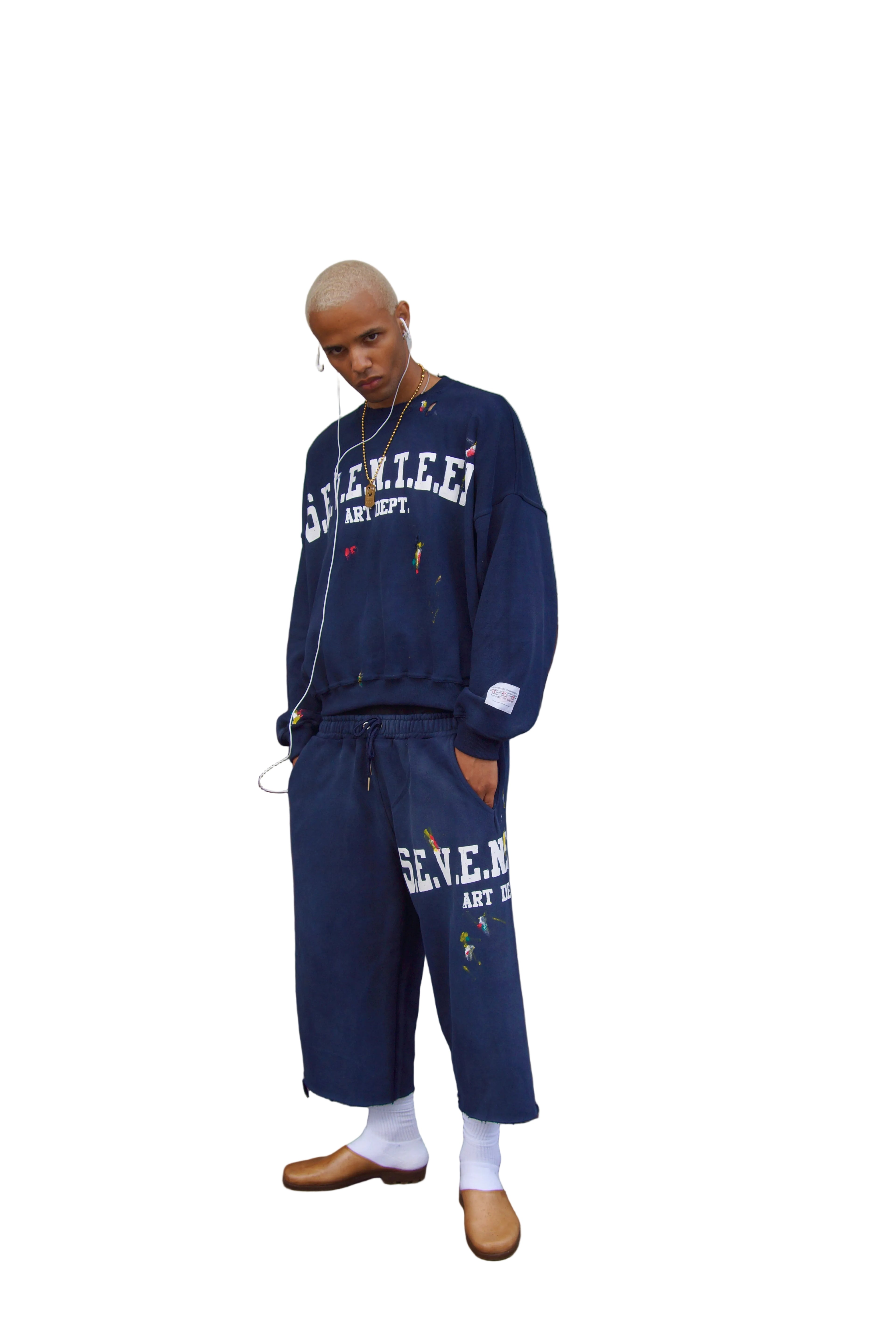 "ART DEPT" CREWNECK ( NAVY BLUE )