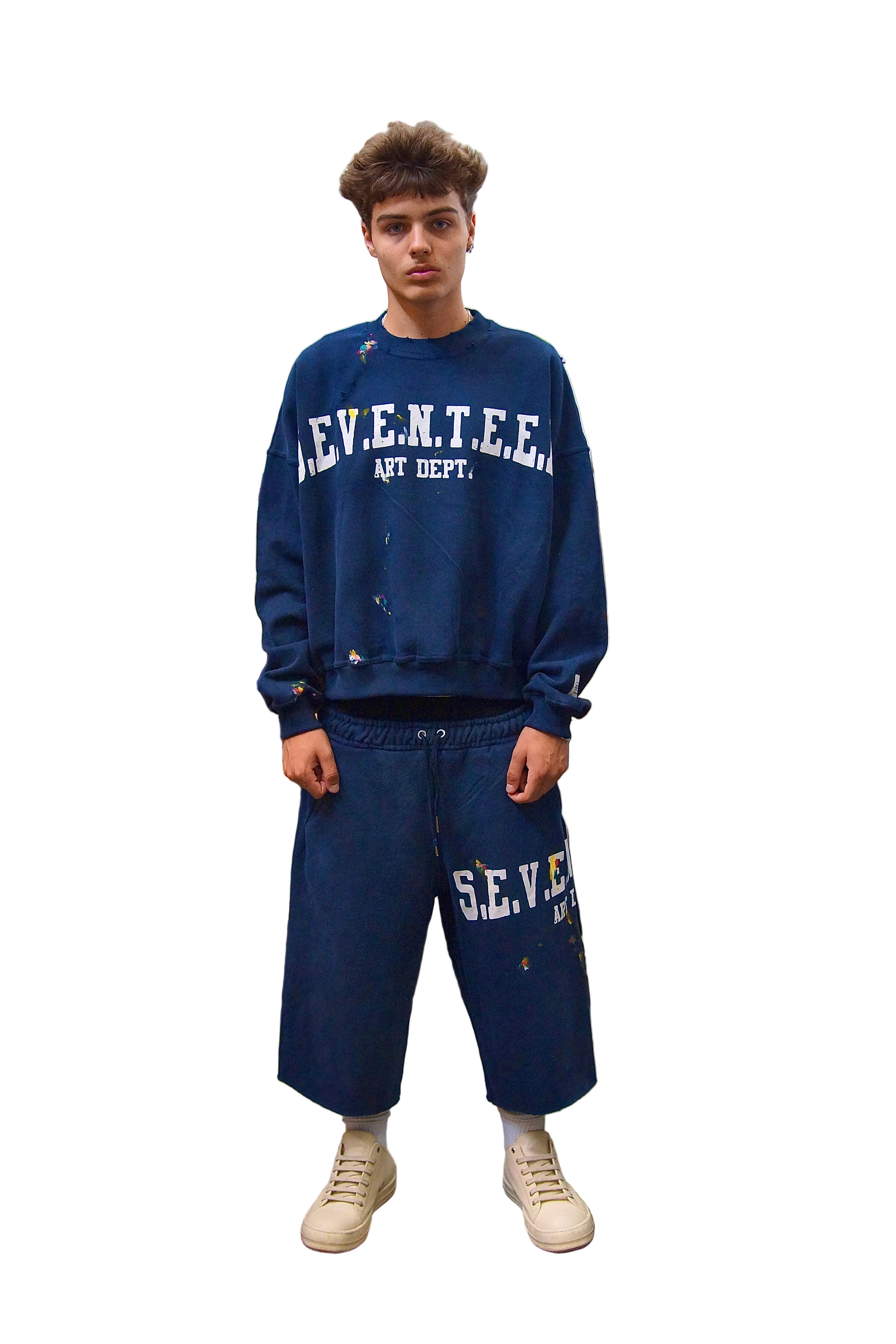"ART DEPT" CREWNECK ( NAVY BLUE )