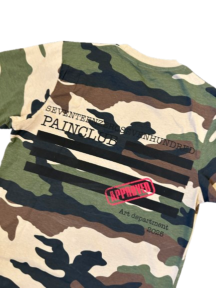 170700 PAIN CLUB CAMO TEE 2