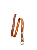 SNAKESKIN BROWN BELT