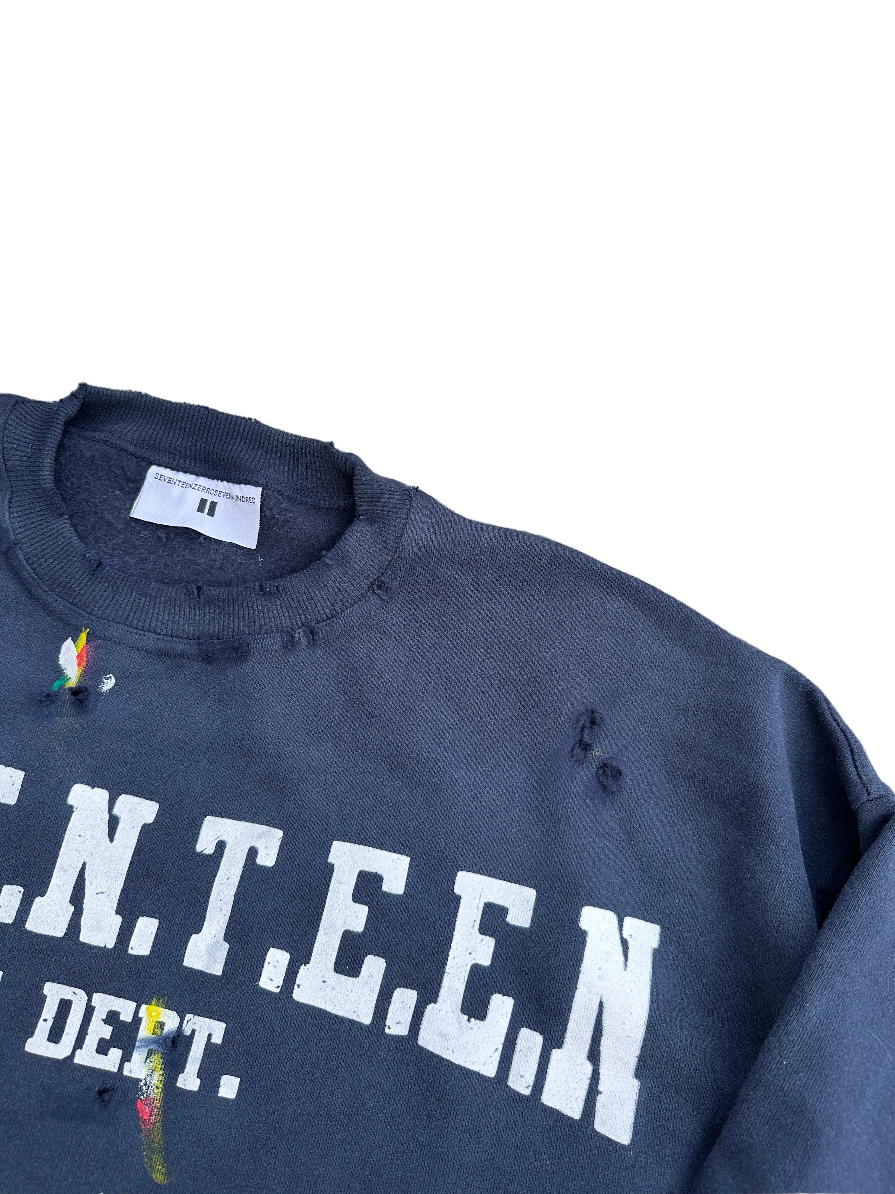 "ART DEPT" CREWNECK ( NAVY BLUE )