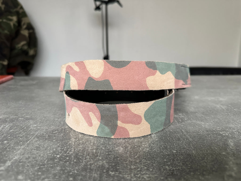 Wa-Sa camo belt & key holder (black)