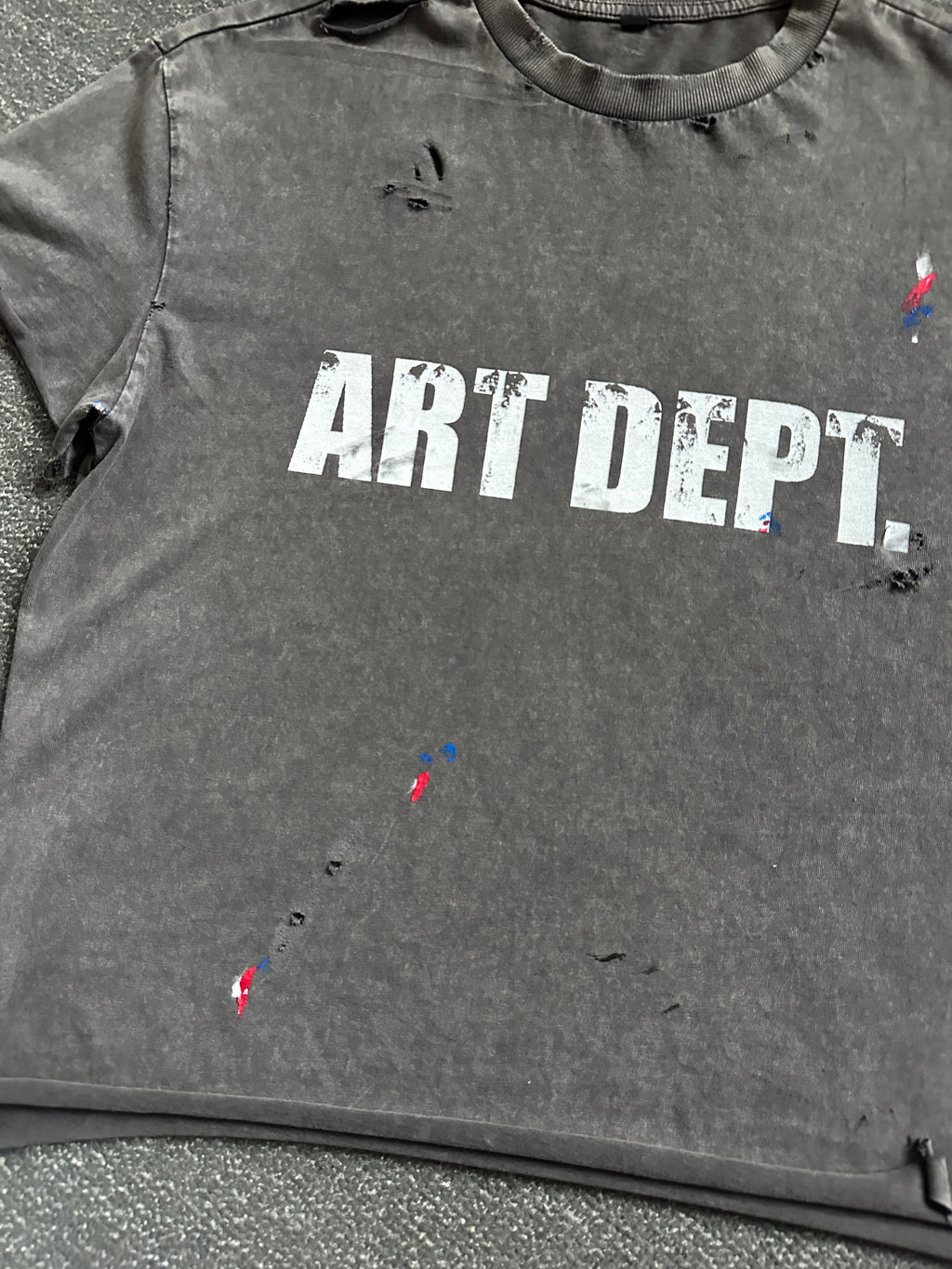 ART DEPT PAINT SPLATTER TEE