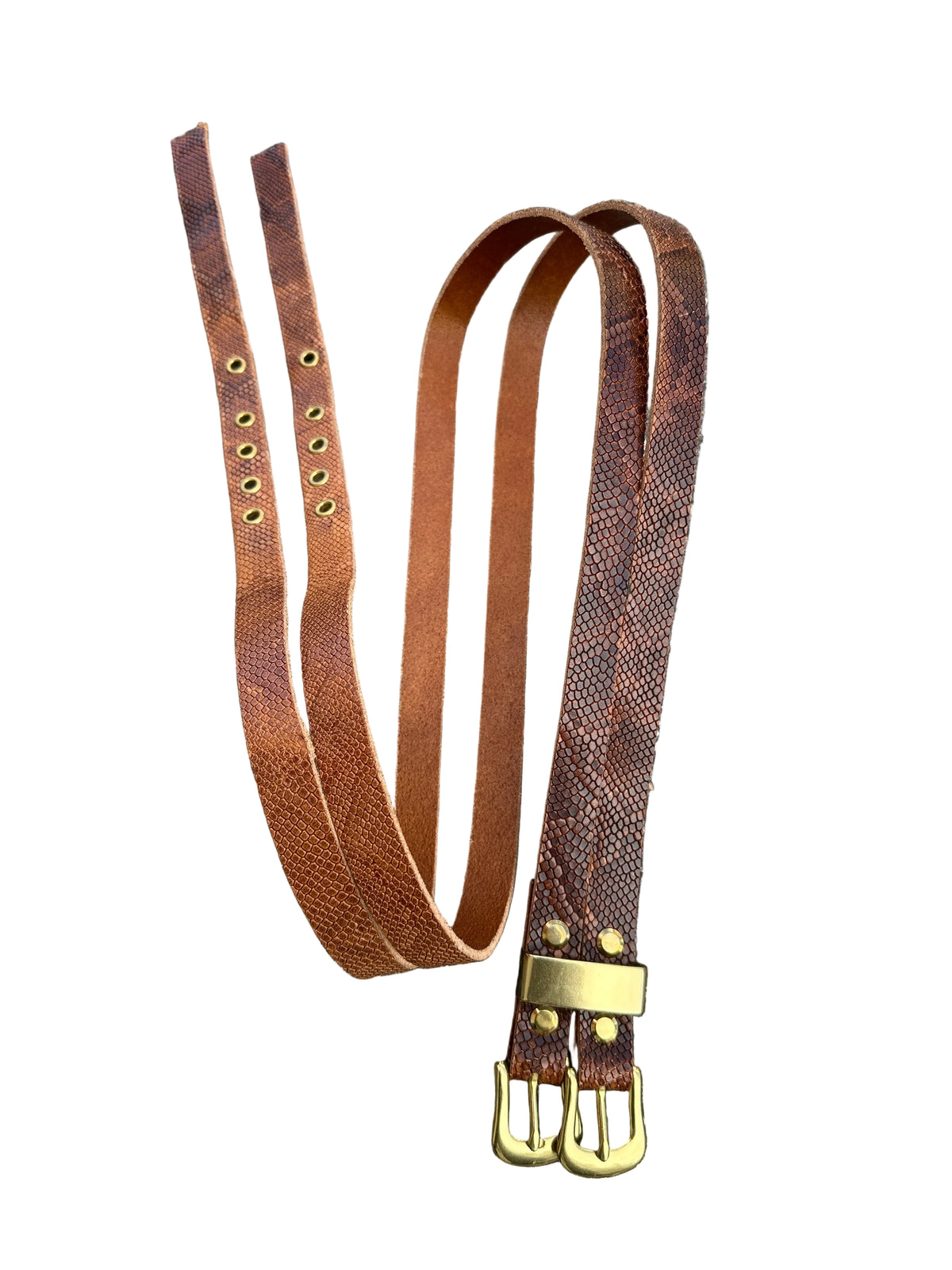 Double headed snake belt