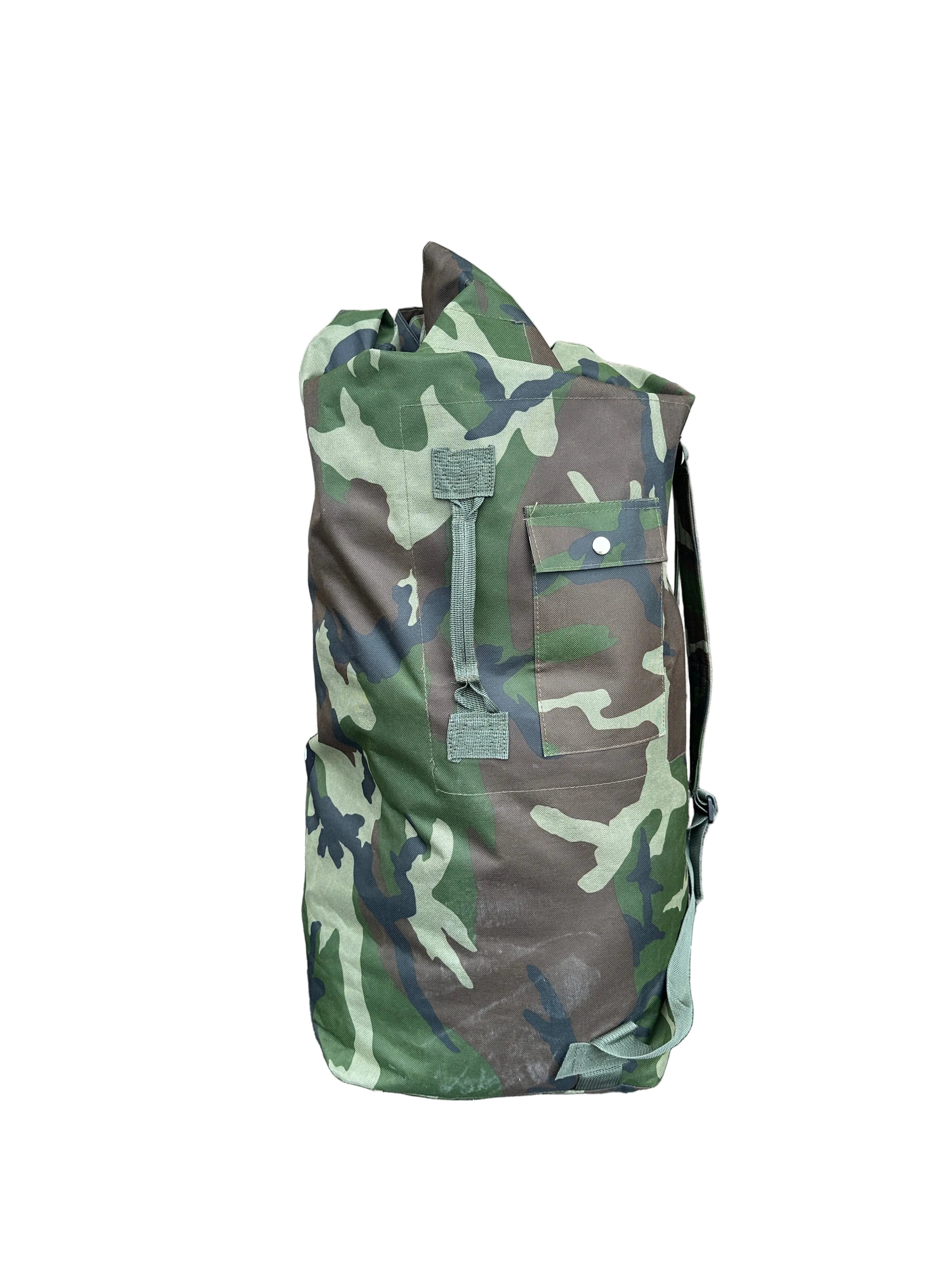 camo millitary duffel bag