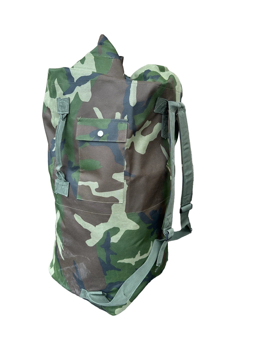 camo millitary duffel bag