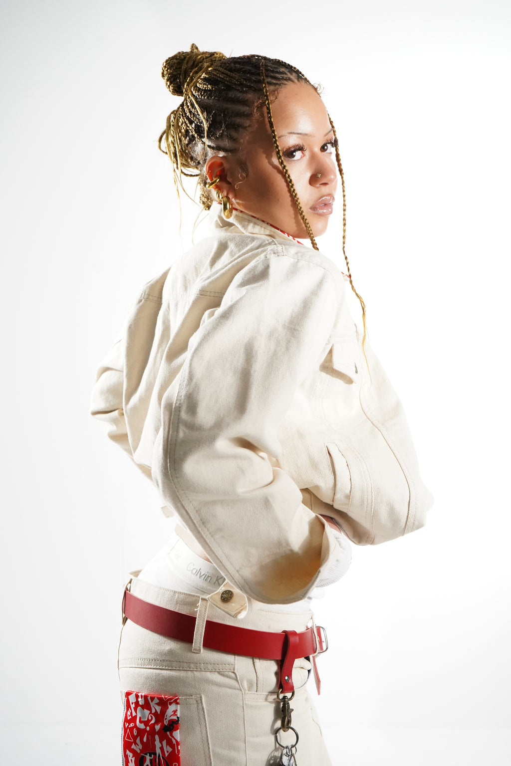 "Bandana" denim jacket
