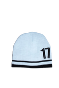 " 17 " beanie ( white )
