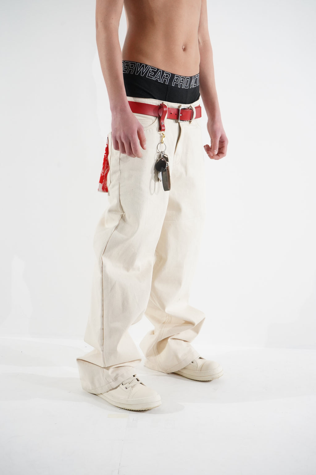 "BANDANA" ECRU DENIM