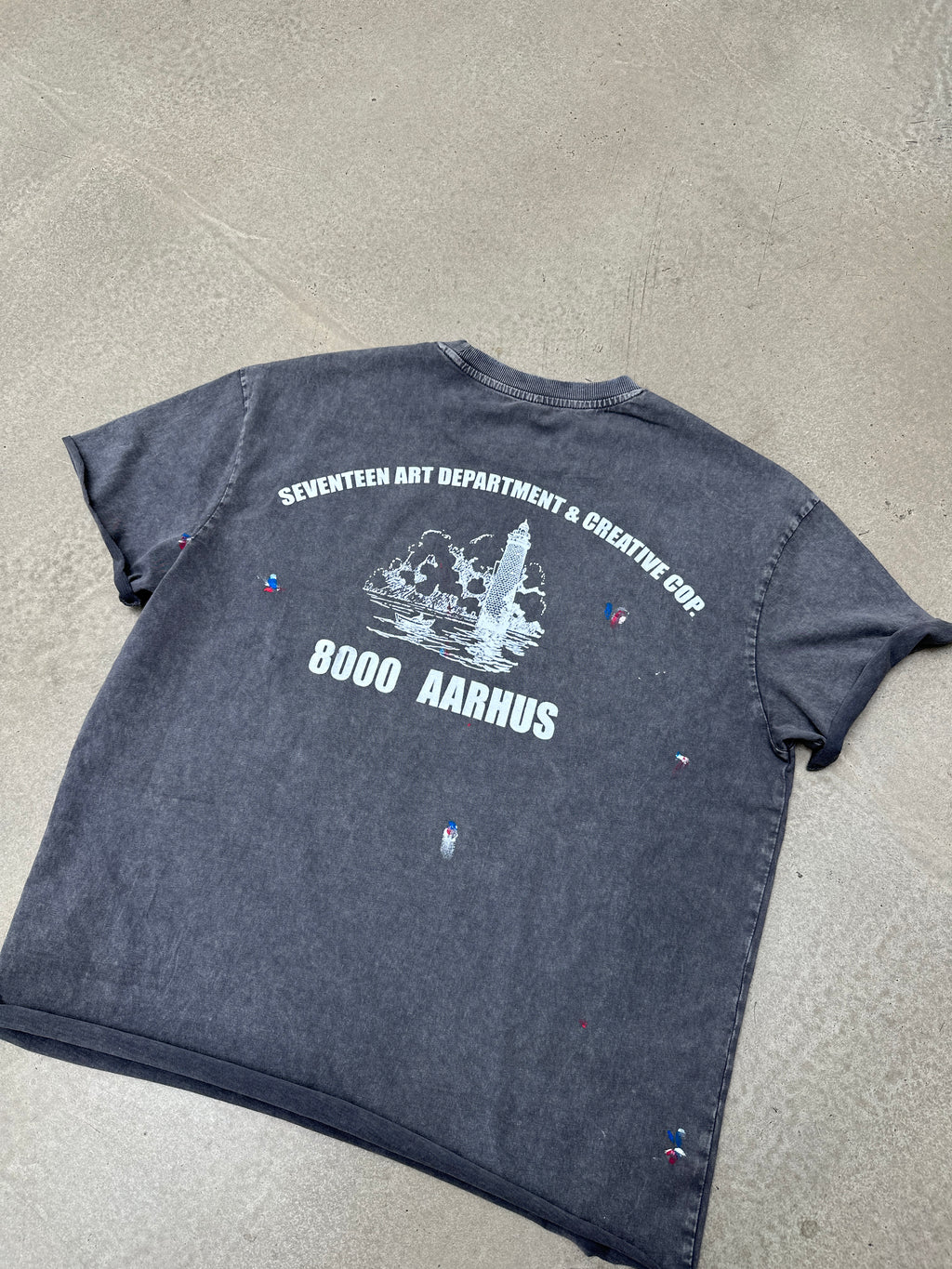 ART DEPT PAINT SPLATTER TEE