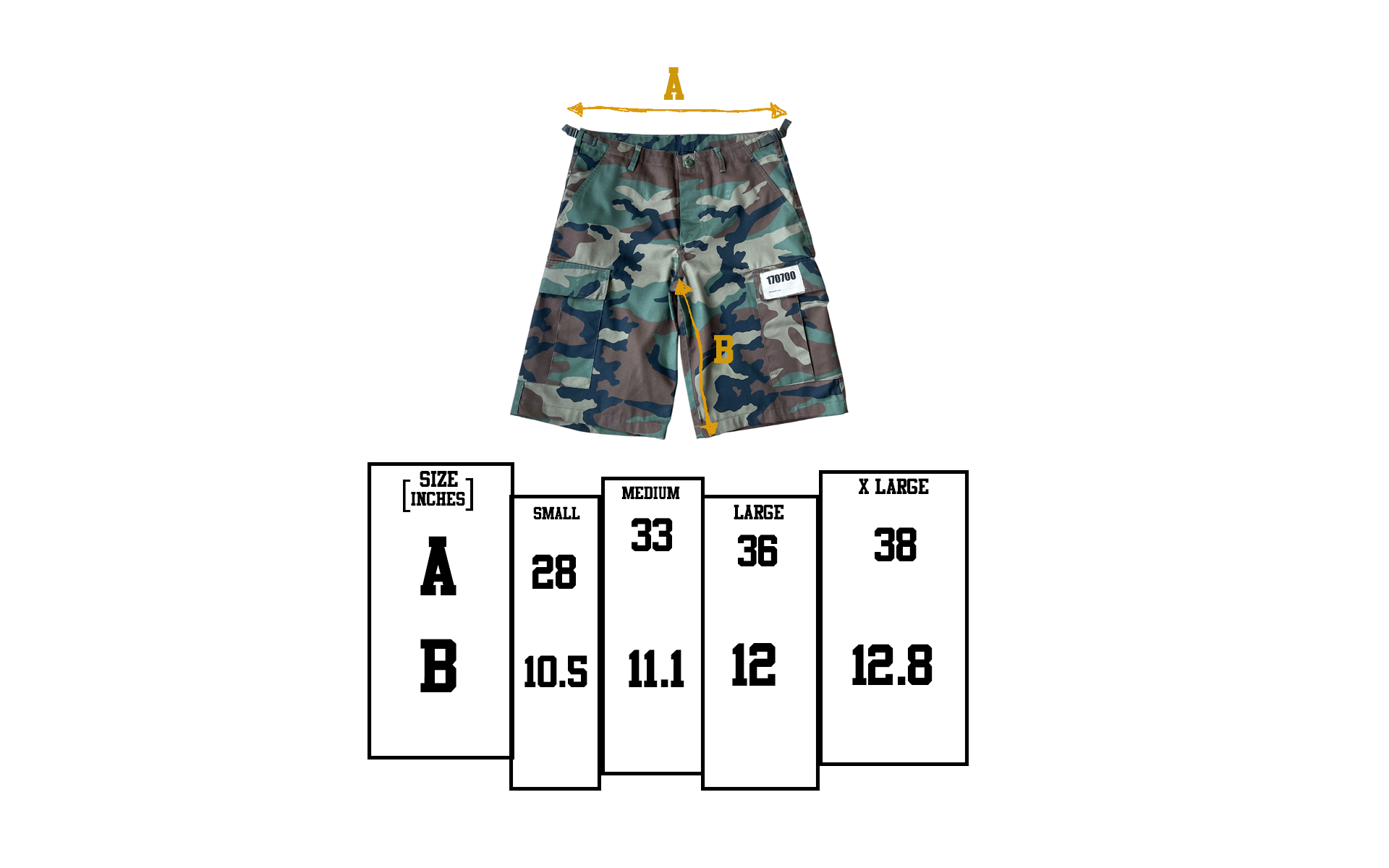 Cargo Camo shorts
